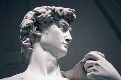 Michelangelo's David (closeup)