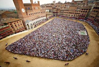 Piazza del Campo during the Palio